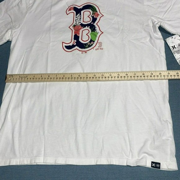 Hurley ‘47 Boston Red Sox T-Shirt Short Sleeve For Men Color White Size L - Picture 3 of 7